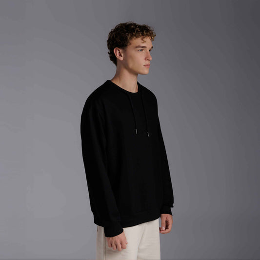 Blusão Moletom Tech NoLiquid Cordão - Preto