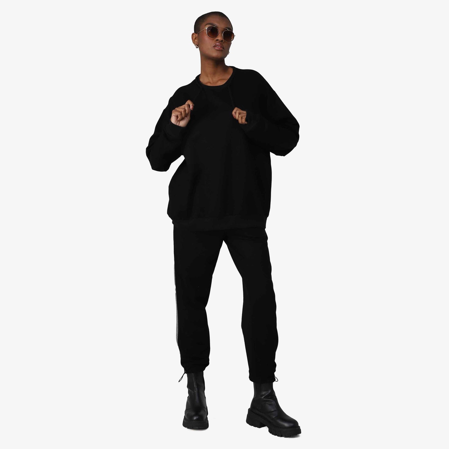Blusão Moletom Tech NoLiquid Cordão - Preto