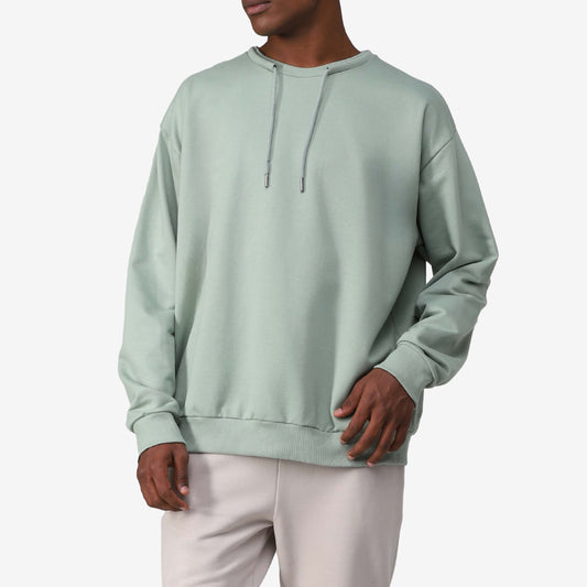 Blusão Moletom Tech Impermeável Cordão - Verde Pistache