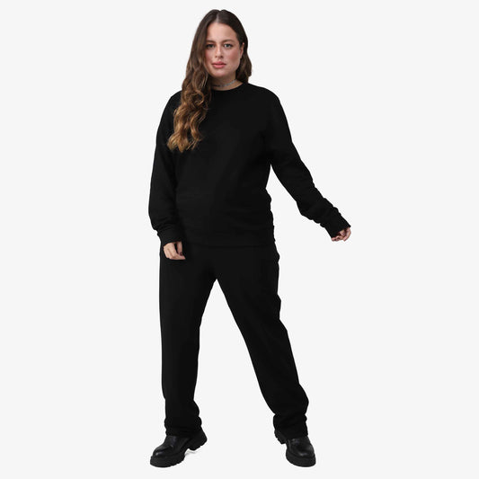 Blusão Tech Impermeável Moletom Flanelado Plus Feminino - Preto