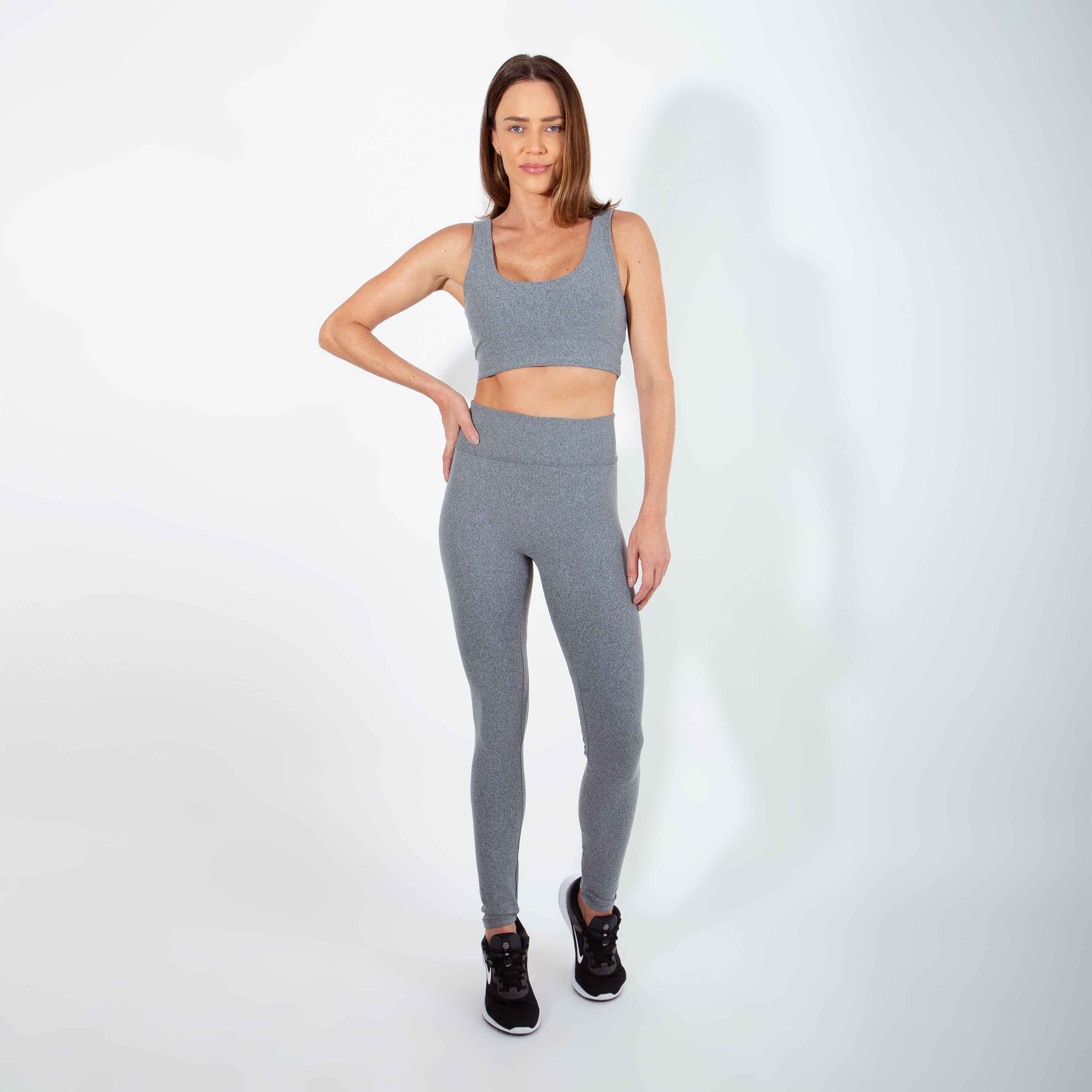 Legging Movement Tech UV - Mescla Escuro