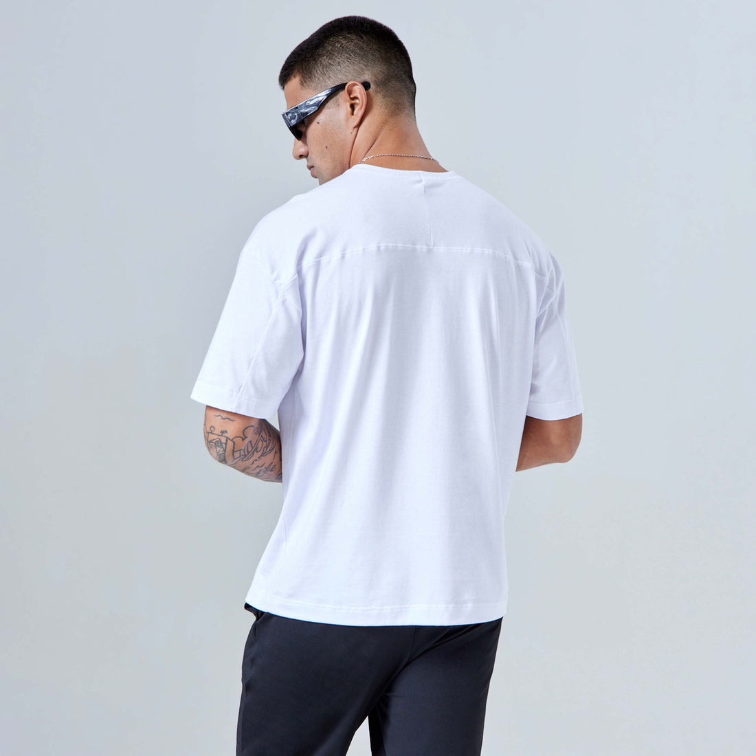 Tech T-Shirt Air Recorte Masculina - Branco