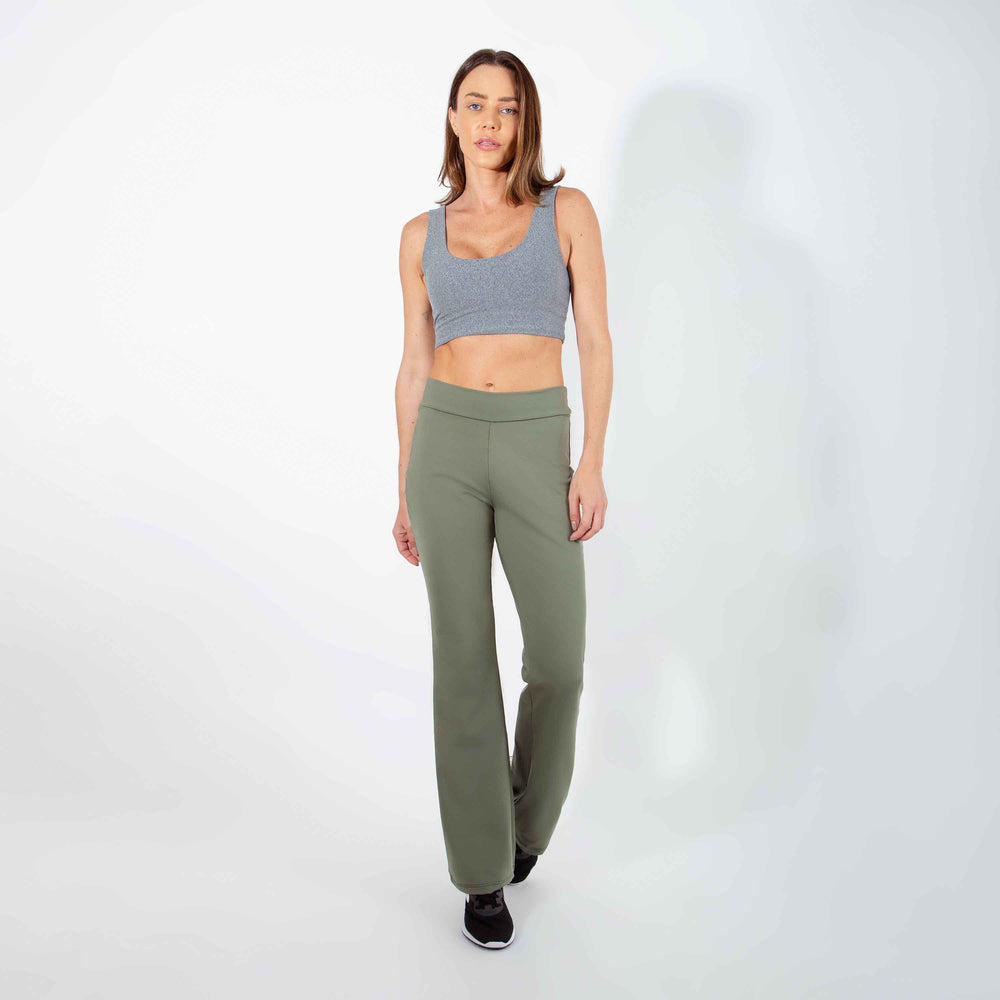 Calça Flare Thermic Tech UV - Verde Figo