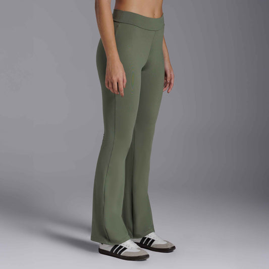 Calça Flare Thermic Tech UV - Verde Figo