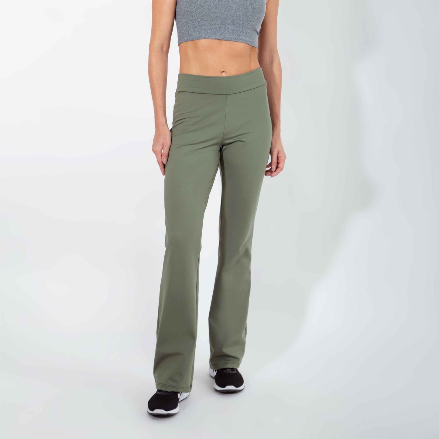 Calça Flare Thermic Tech UV - Verde Figo