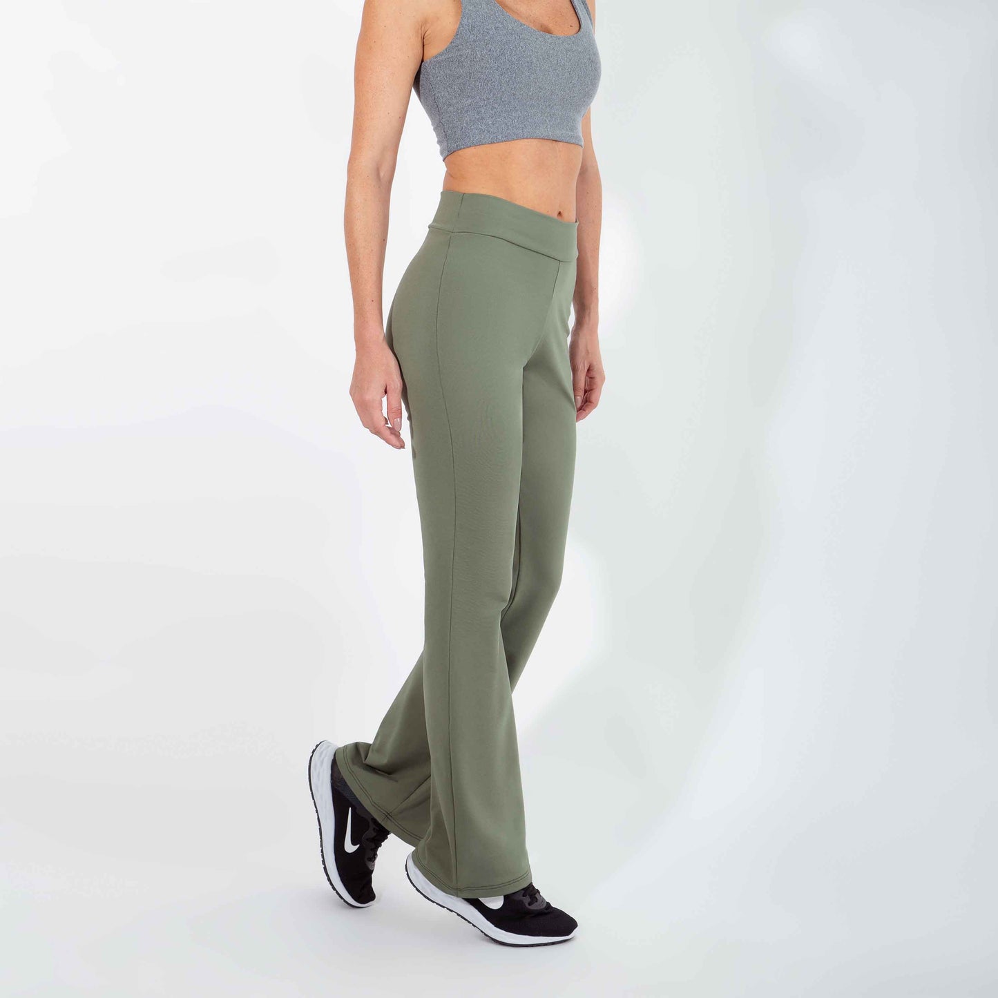 Calça Flare Thermic Tech UV - Verde Figo