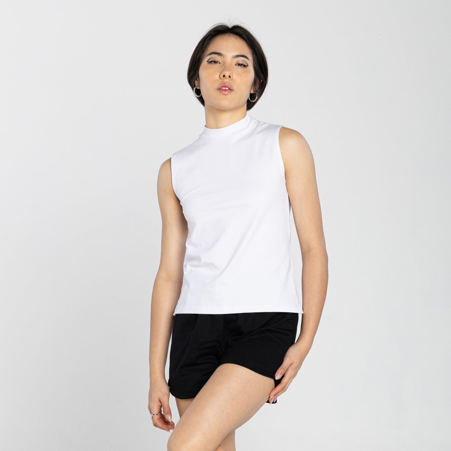 Regata Tech Anti Odor Gola Alta Feminina - Branco