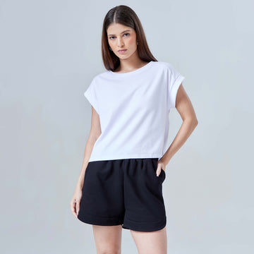 Blusa Tech Air Recorte Feminina - Branco