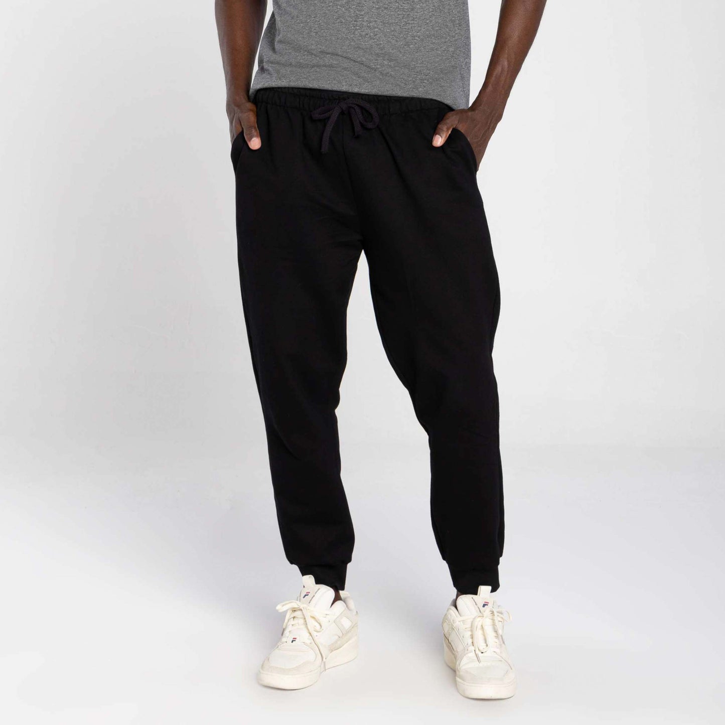 Calça Jogger Moletom Tech Impermeável - Preto