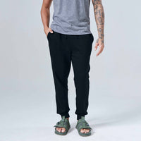 Calça Jogger Moletom Tech Impermeável - Preto