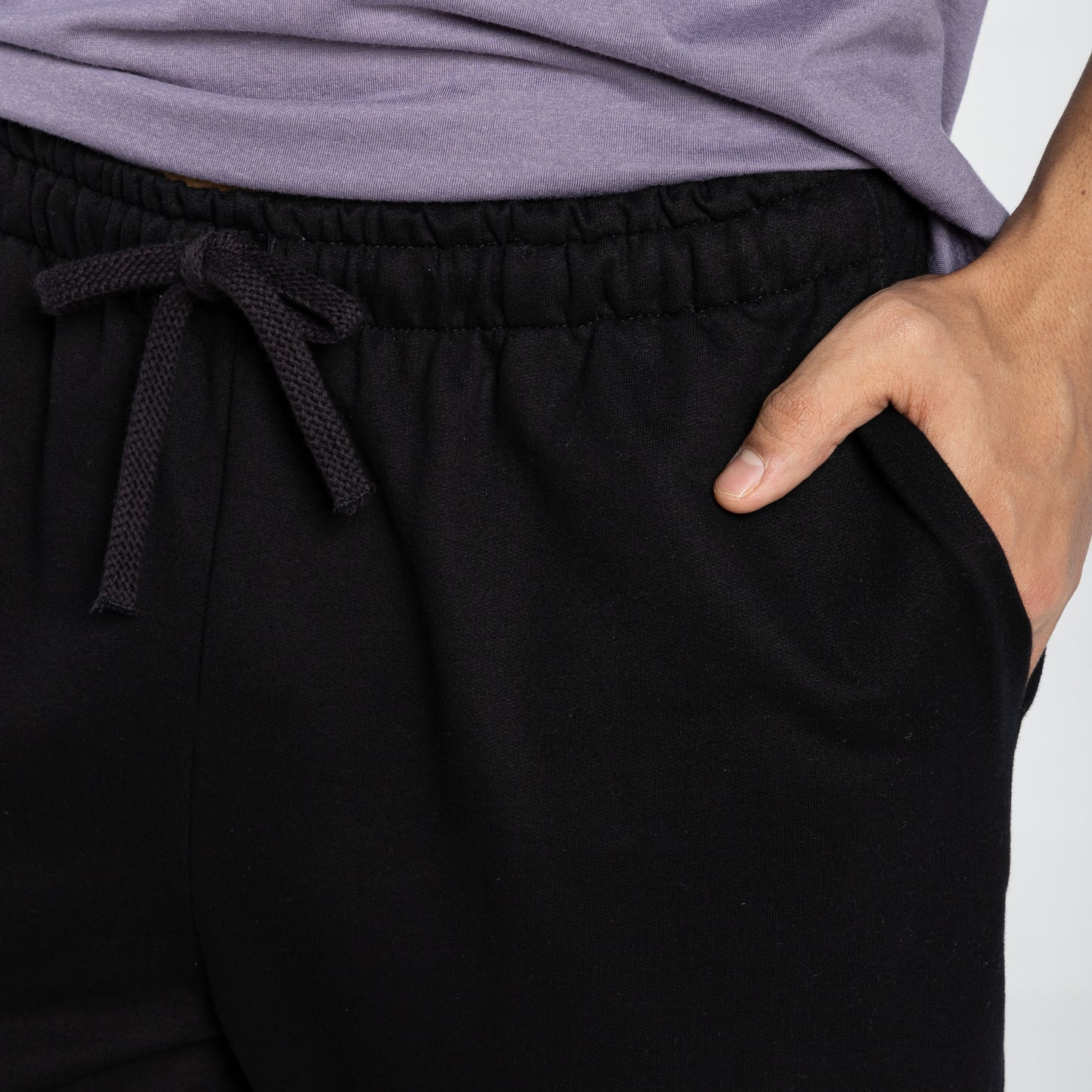 Calça Jogger Moletom Tech Impermeável - Preto