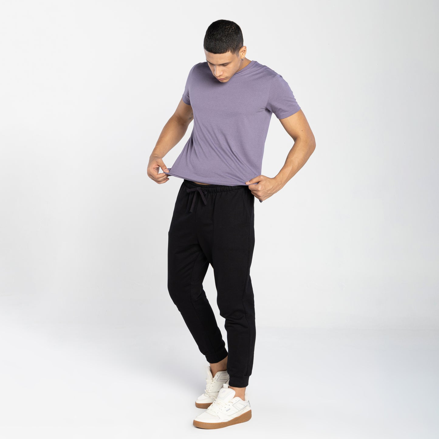 Calça Jogger Moletom Tech Impermeável - Preto