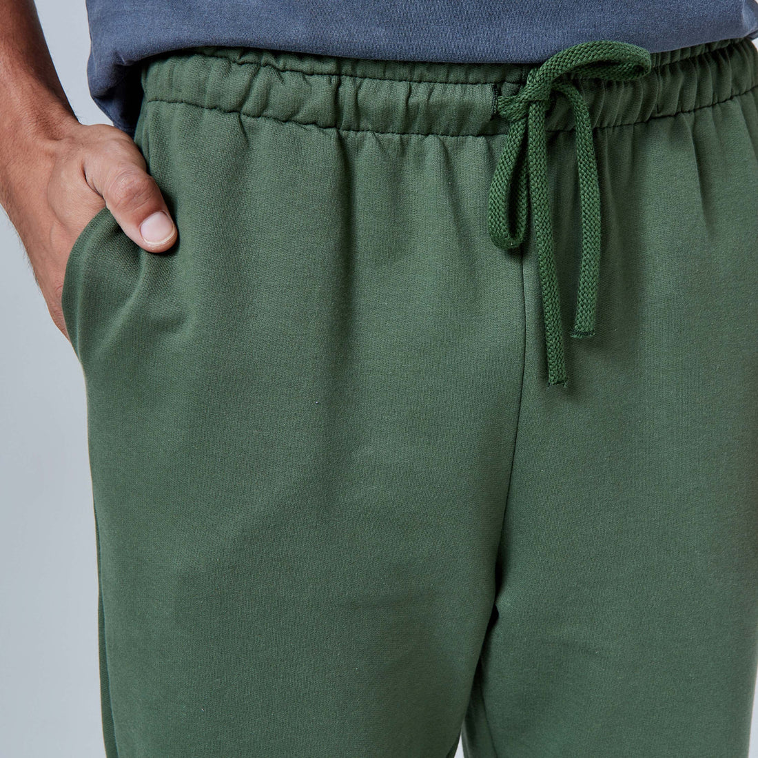 Calça Jogger Moletom Tech Impermeável - Verde Figo