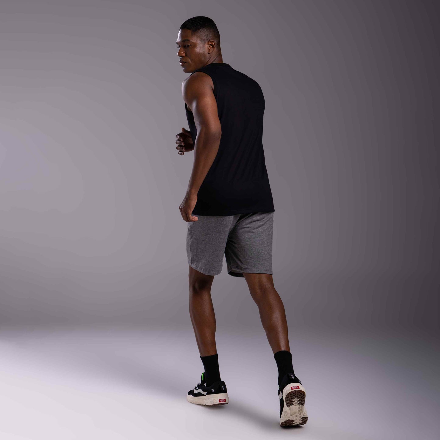 Regata Tech Anti Odor Masculina - Preto