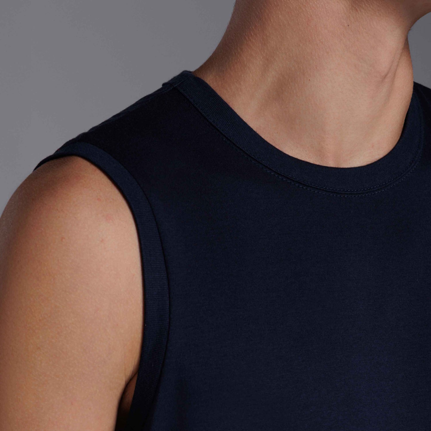 Regata Tech Anti Odor Masculina - Azul Marinho