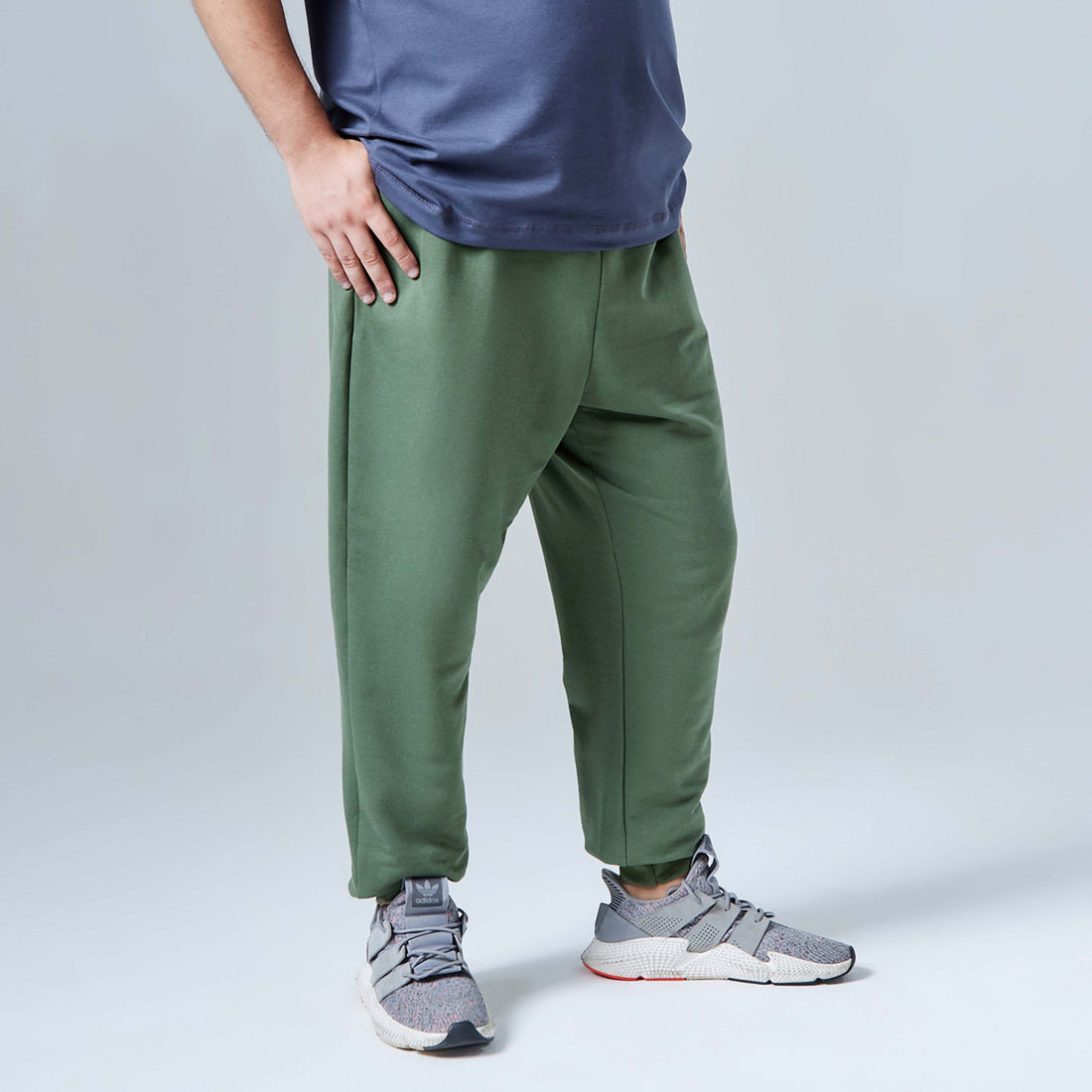 Calça Jogger Moletom Tech Impermeável Plus Masculina - Verde Figo