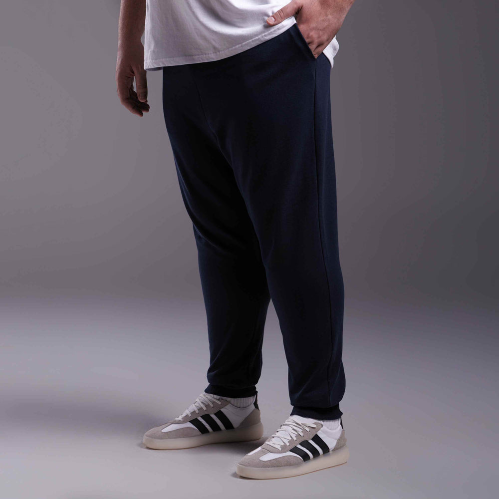 Calça Jogger Moletom Tech Impermeável Plus Masculina - Azul Marinho
