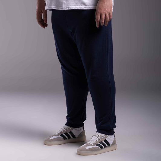 Calça Jogger Moletom Tech Impermeável Plus Masculina - Azul Marinho