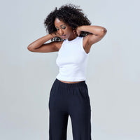 Cropped Ribana Tech Anti Odor Feminino - Branco