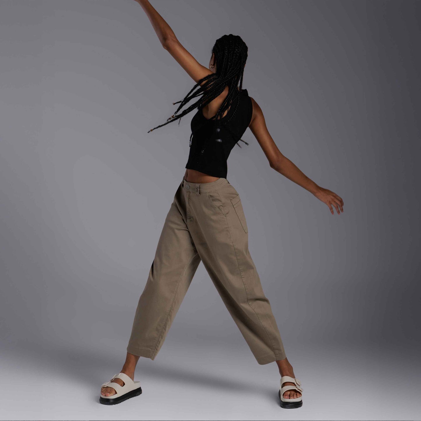 Cropped Ribana Tech Anti Odor Feminino - Preto