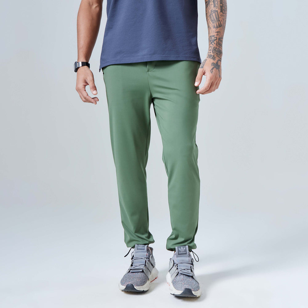 Calça Ajustável Tech Masculina - Verde Figo