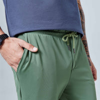 Calça Ajustável Tech Masculina - Verde Figo