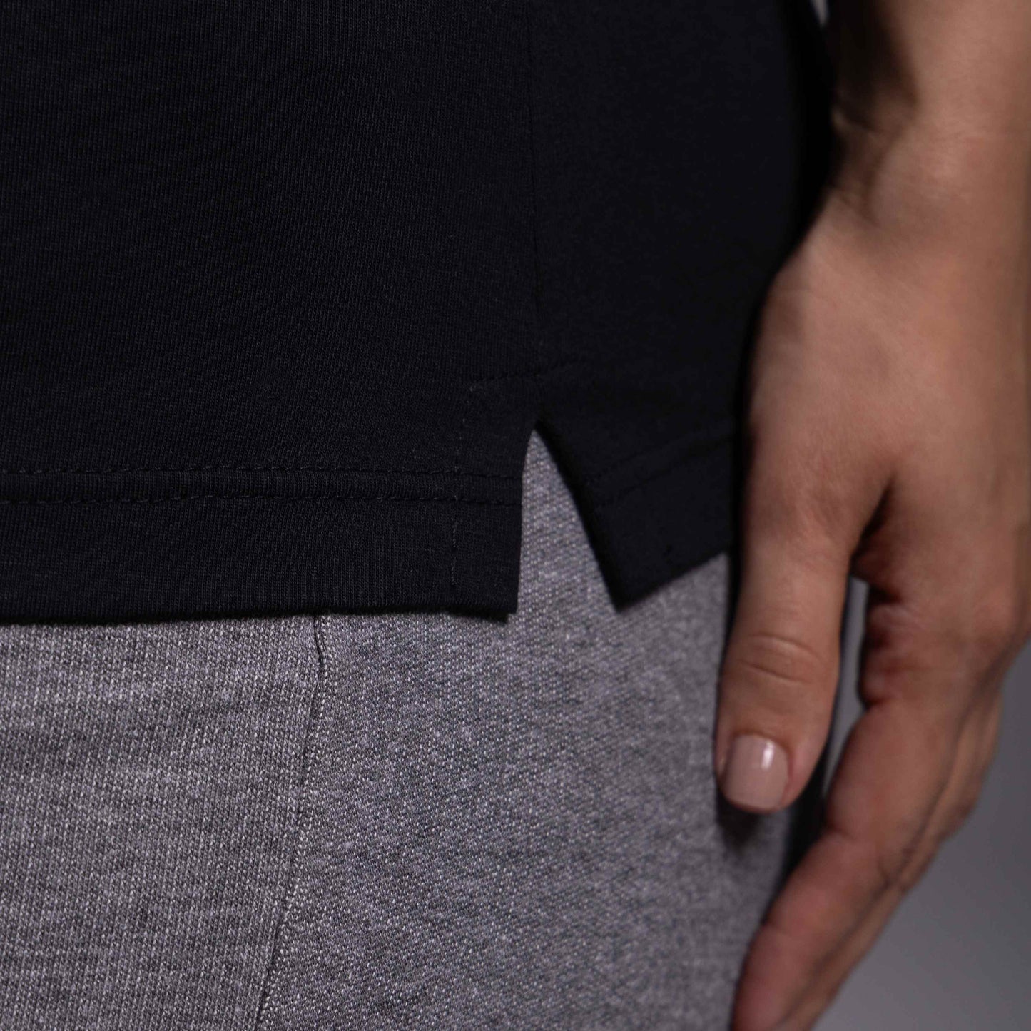 Regata Tech Anti Odor Gola Alta Plus Feminina - Preto