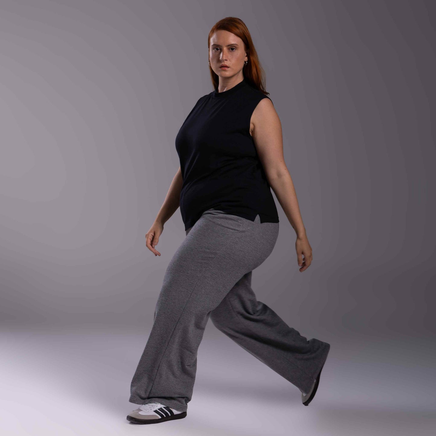 Regata Tech Anti Odor Gola Alta Plus Feminina - Preto