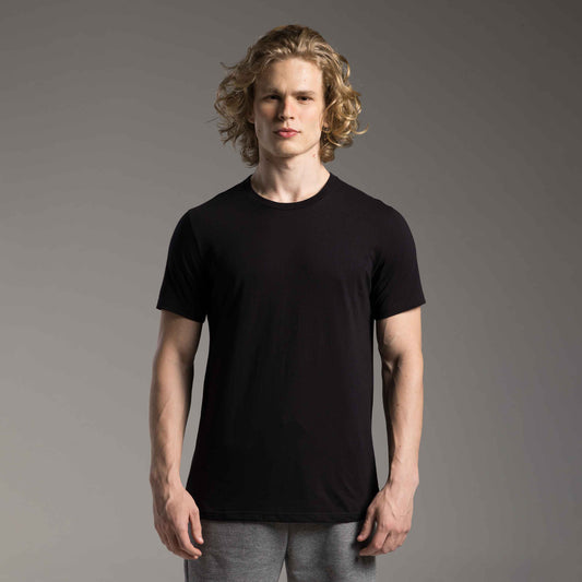 Camiseta Algodão Premium Masculina B4 - Preto
