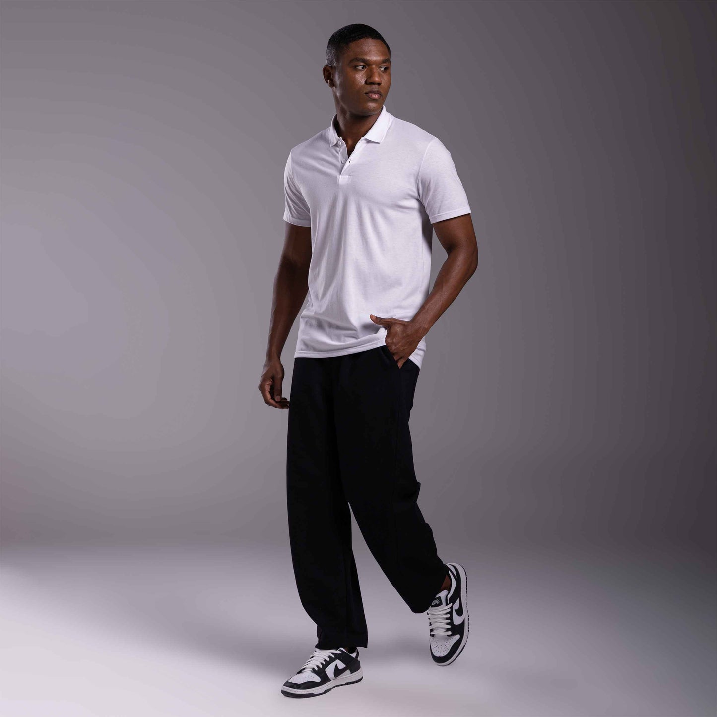 Camisa Polo Tradicional B4 - Branco