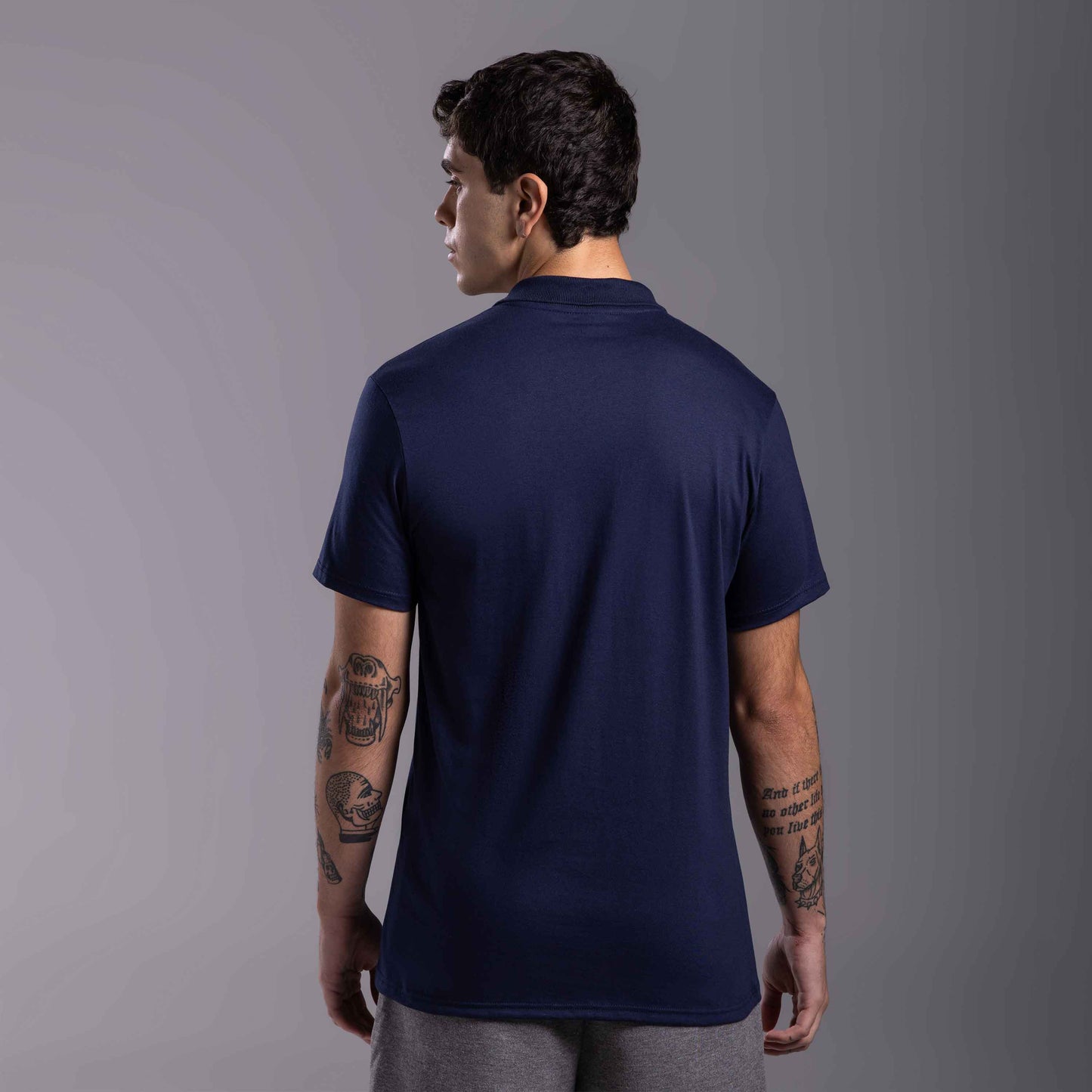 Camisa Polo Tradicional B4 - Azul Marinho