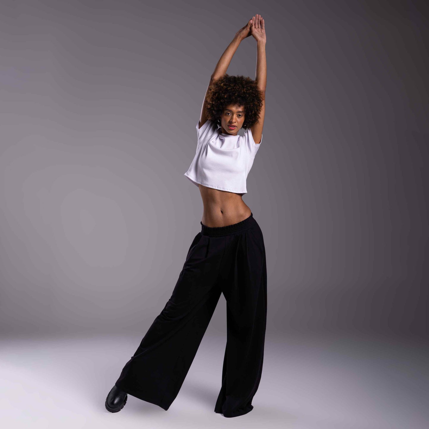 Tech T-Shirt Ribana Anti Odor Cropped Feminina - Branco