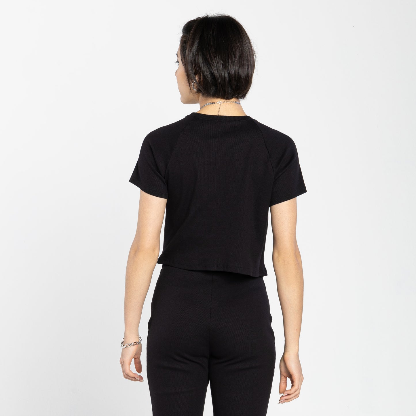 Tech T-Shirt Ribana Anti Odor Cropped Feminina - Preto