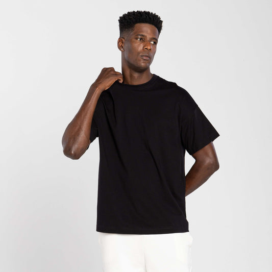 Tech T-Shirt Impermeável Contraste Masculina - Preto