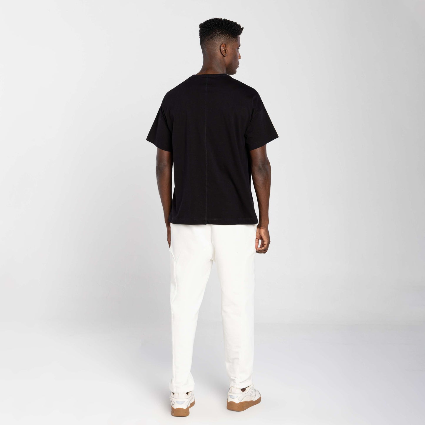 Tech T-Shirt Impermeável Contraste Masculina - Preto