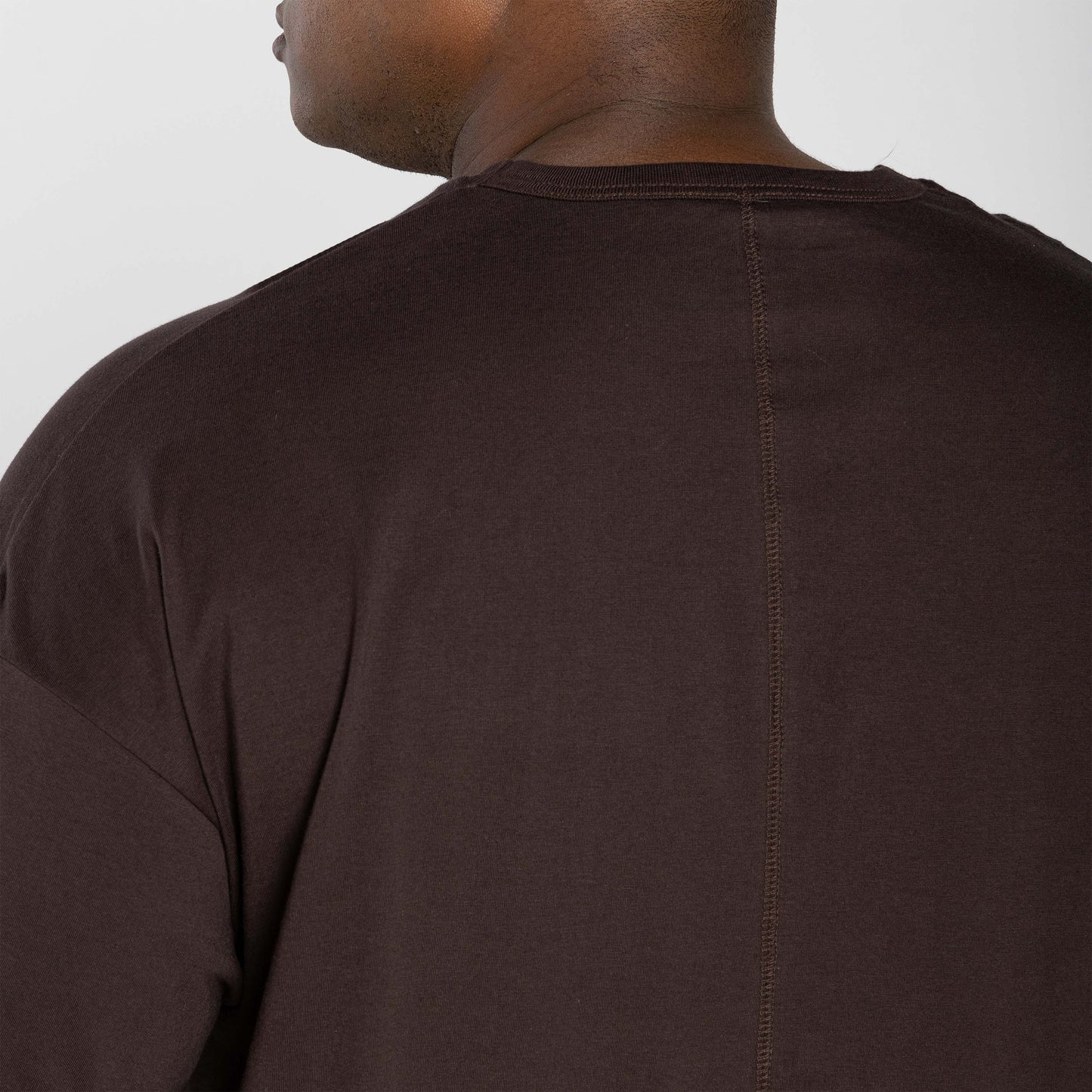 Tech T-Shirt Impermeável Contraste Plus Masculina - Marrom