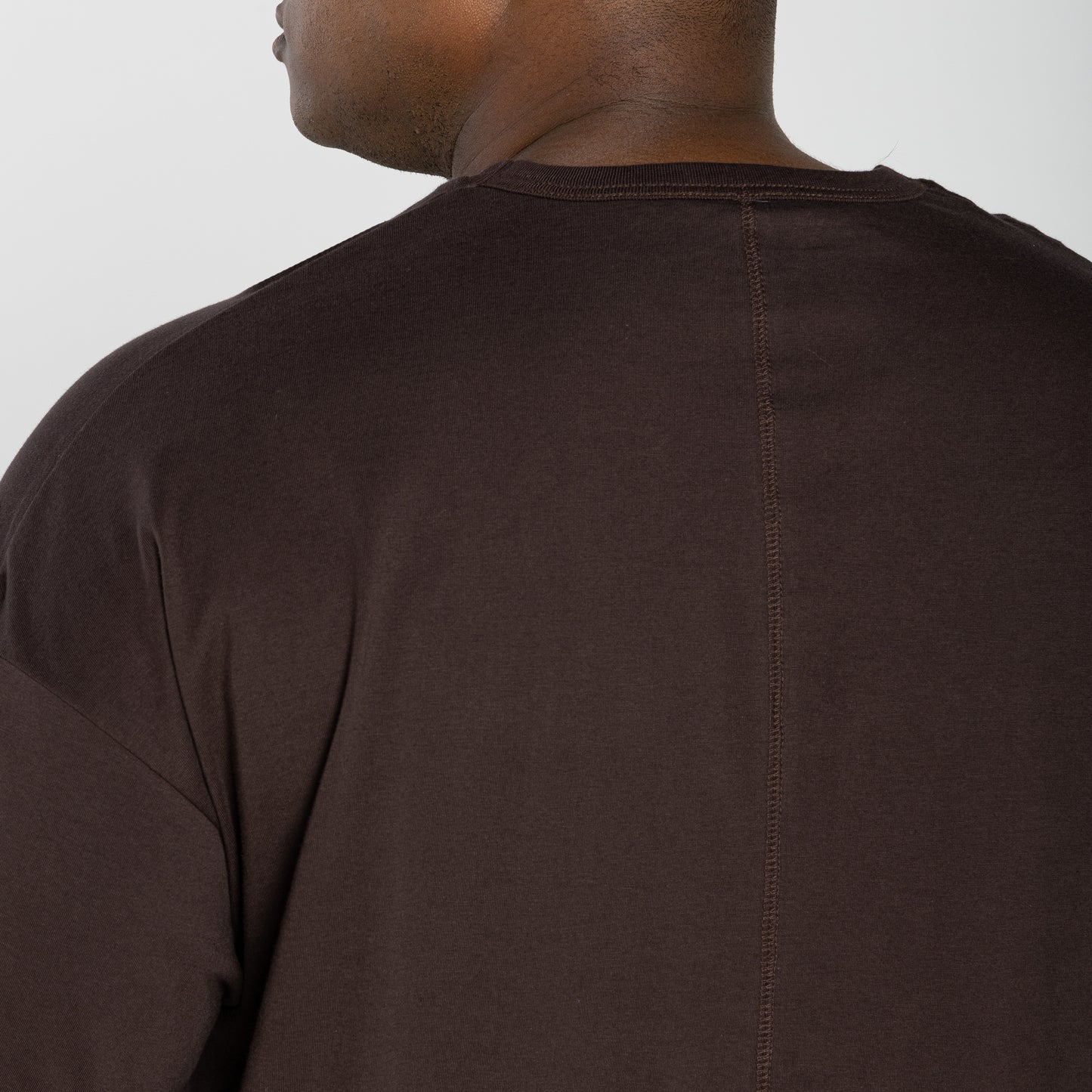 Tech T-Shirt Impermeável Contraste Plus Masculina - Marrom