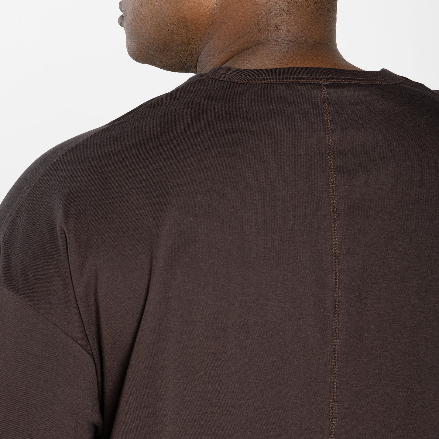 Tech T-Shirt Impermeável Contraste Plus Masculina - Marrom