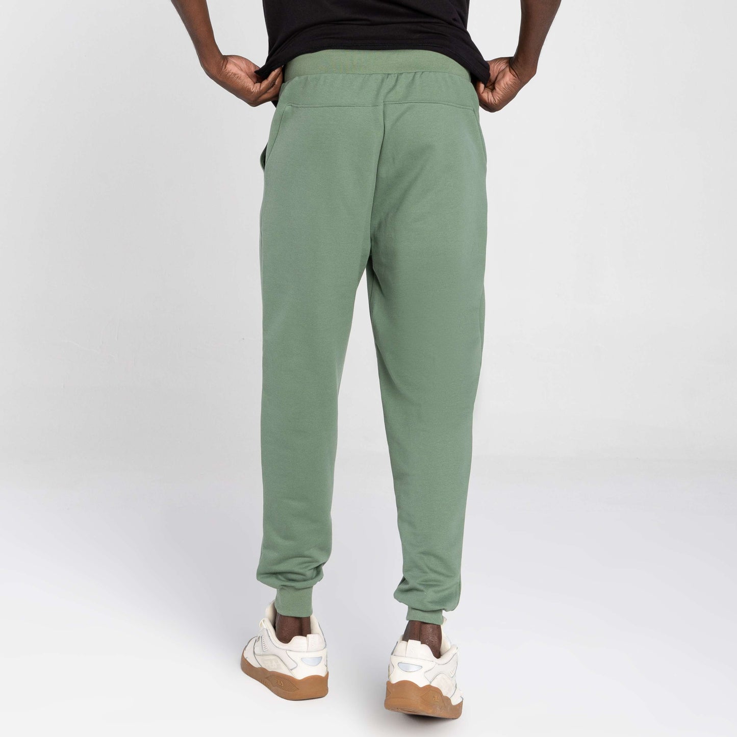 Calça Jogger Moletom Tech NoLiquid Recorte Costas - Verde Alecrim