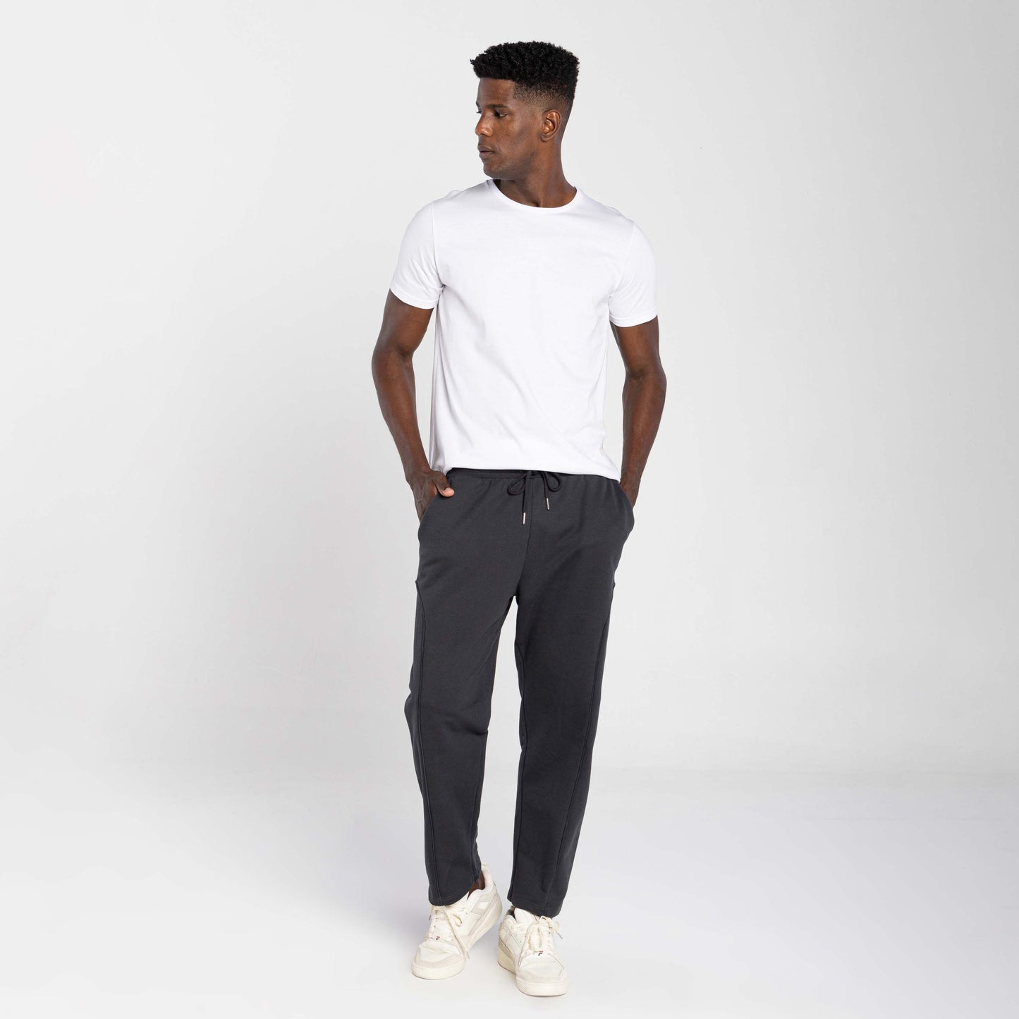 Tech T-Shirt Anti Odor Textura Masculina - Branco