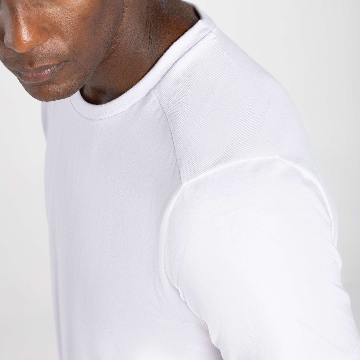 Tech T-Shirt Anti Odor Textura Masculina - Branco