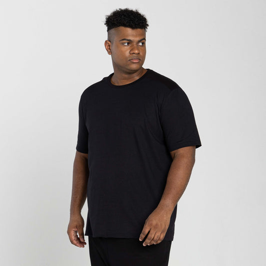 Tech T-Shirt Anti Odor Textura Plus Masculina - Preto