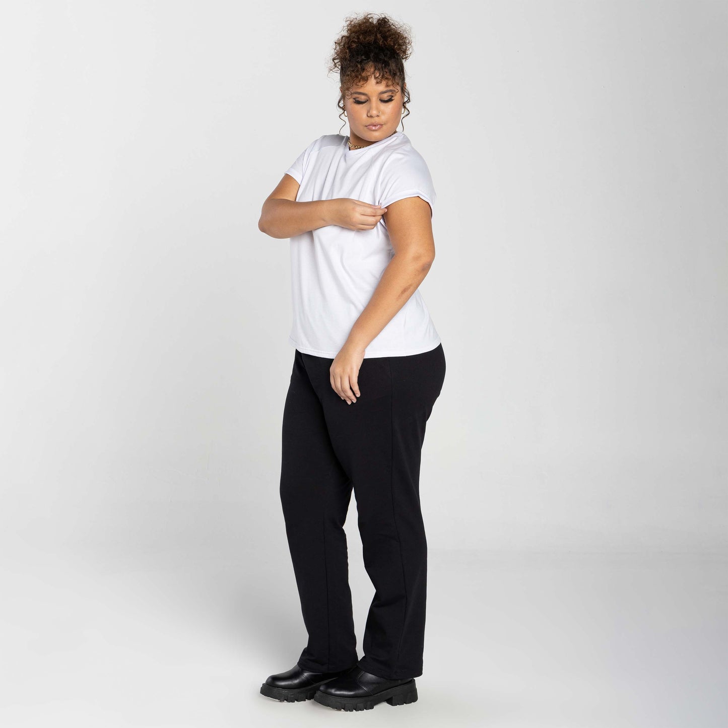 Tech T-Shirt Anti Odor Raglan Plus Feminina - Branco