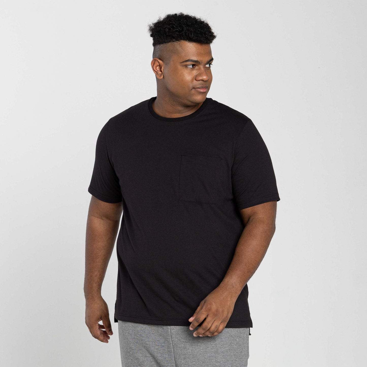 Tech T-Shirt Air Bolso Plus Masculina - Preto