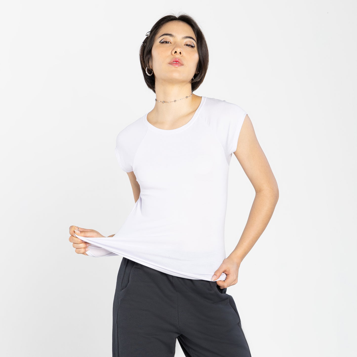 Tech T-Shirt Modal Raglan Feminina - Branco