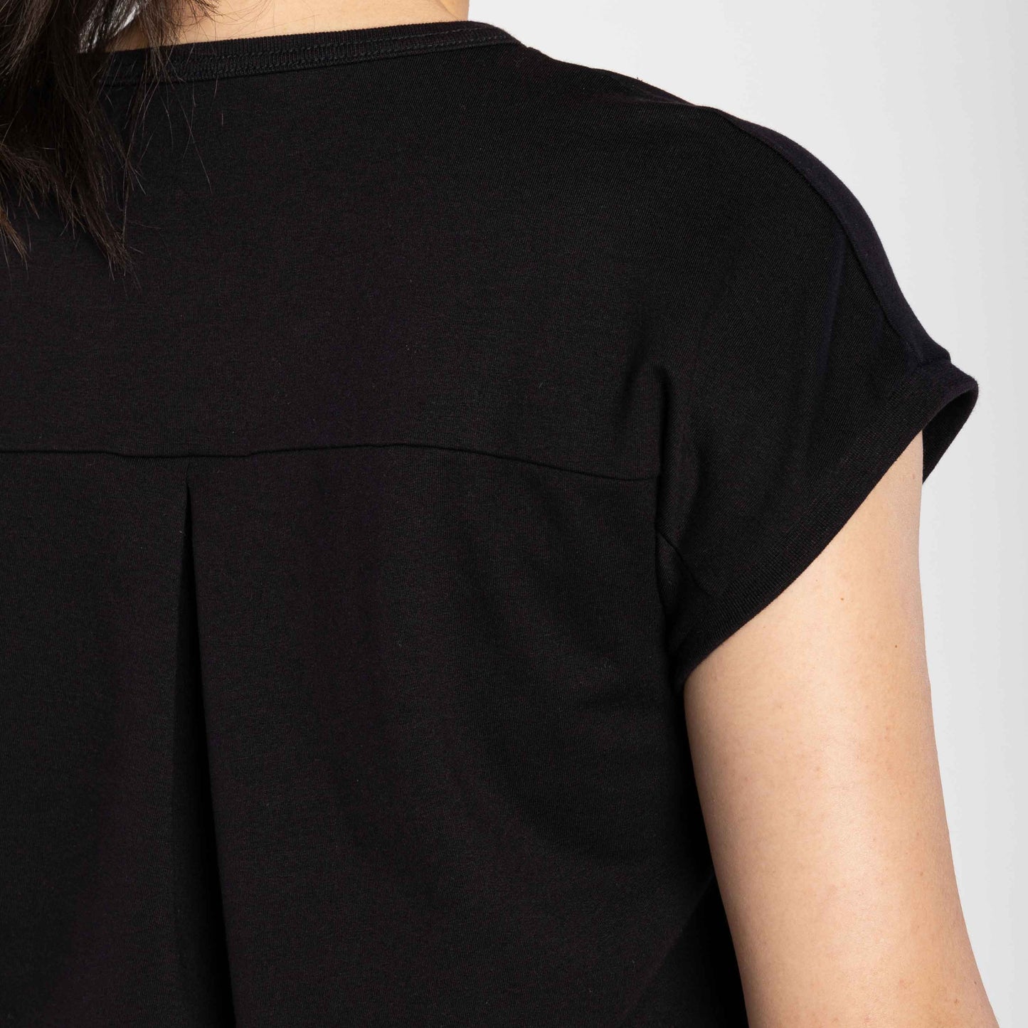 Tech T-Shirt Boxy Comfort Impermévael Feminina - Preto