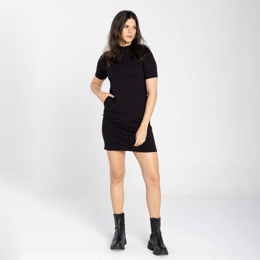 Vestido Tech Anti Odor Gola Alta - Preto