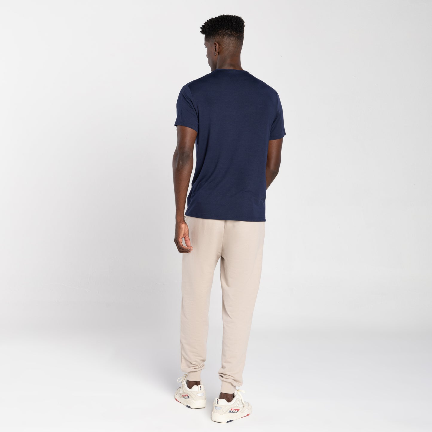 Tech T-Shirt Modal Recorte Masculina - Azul Marinho