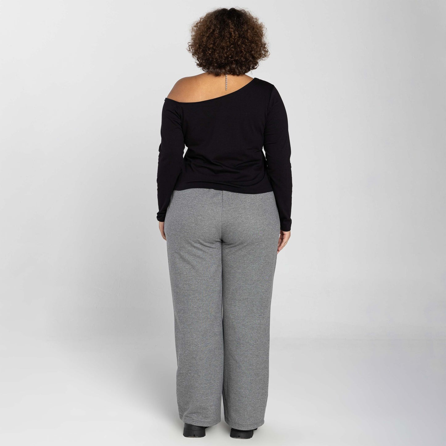 Blusa Tech Anti Odor Ombro Único Plus - Preto