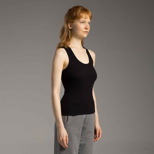 Regata Ribana Tech Anti Odor Gola U Feminina - Preto